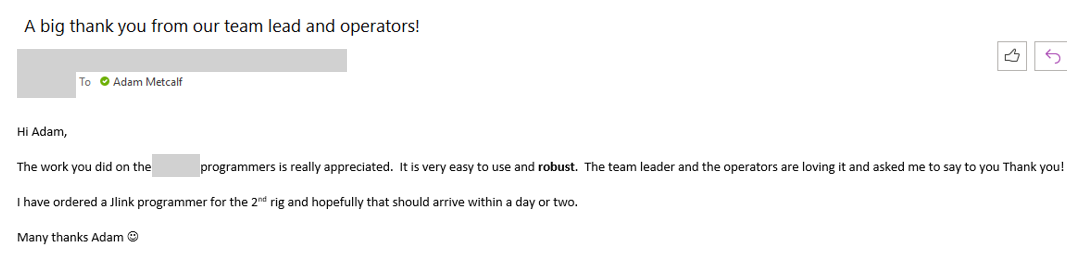 Feedback Email